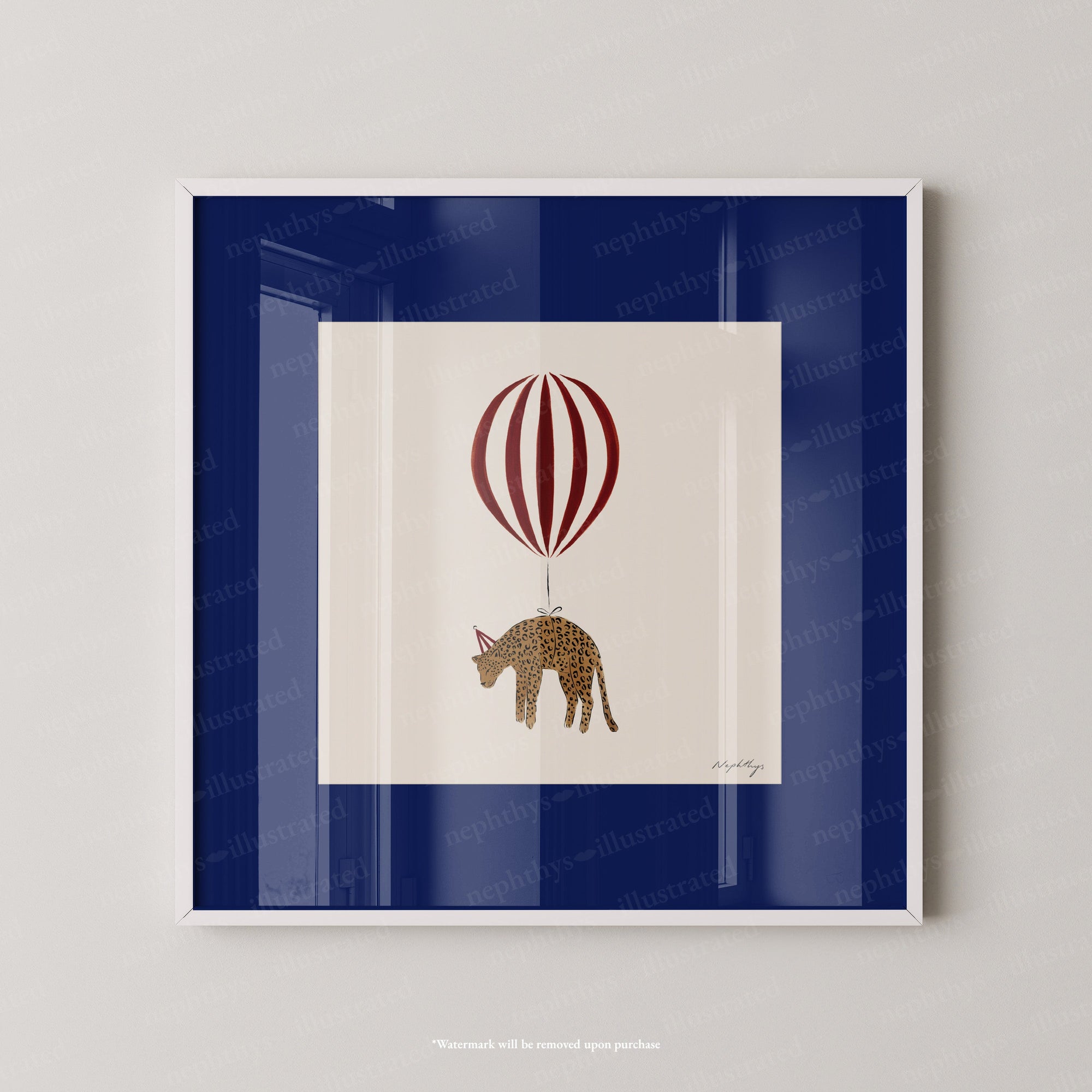 Leopard Balloon Personalised