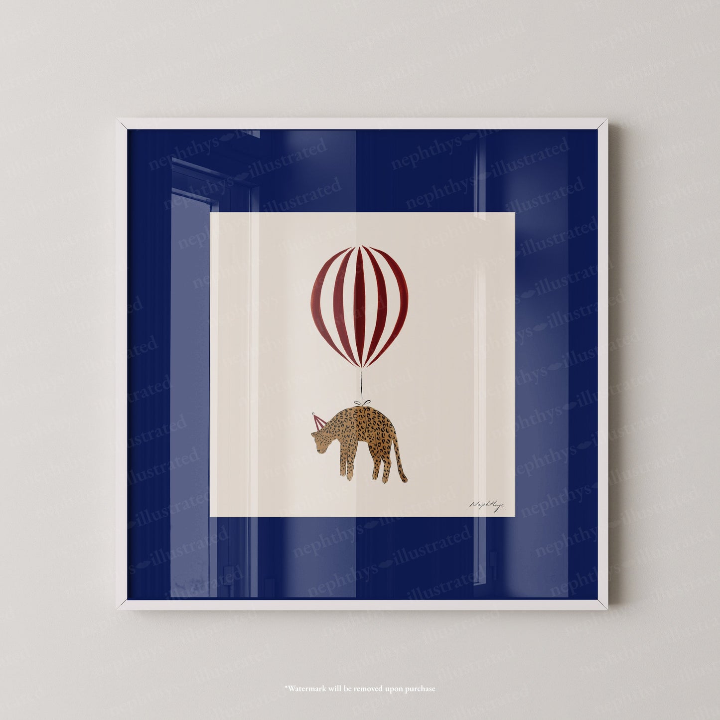 Leopard Balloon Personalised