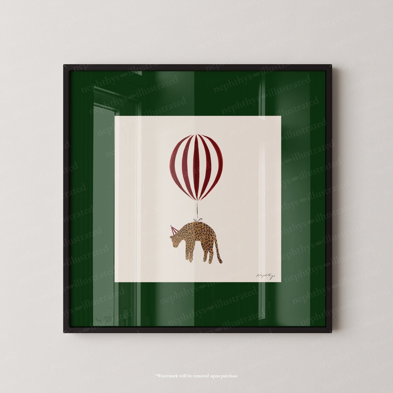 Leopard Balloon Personalised