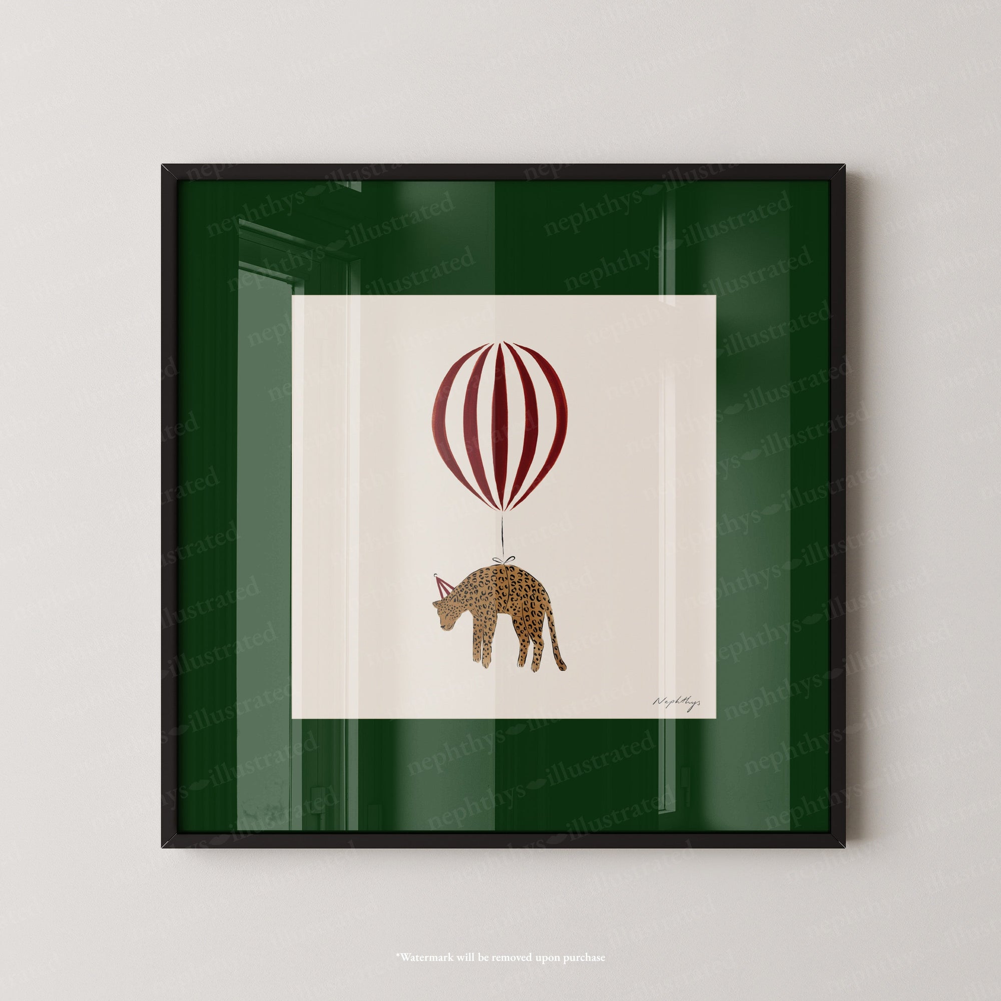 Leopard Balloon Personalised