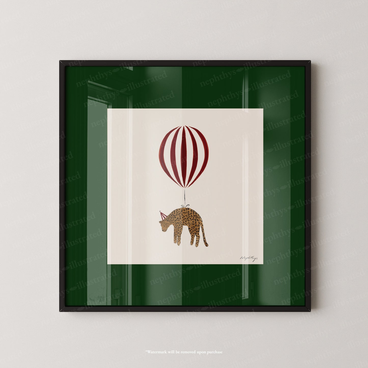 Leopard Balloon Personalised