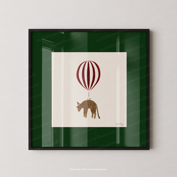 Leopard Balloon Personalised
