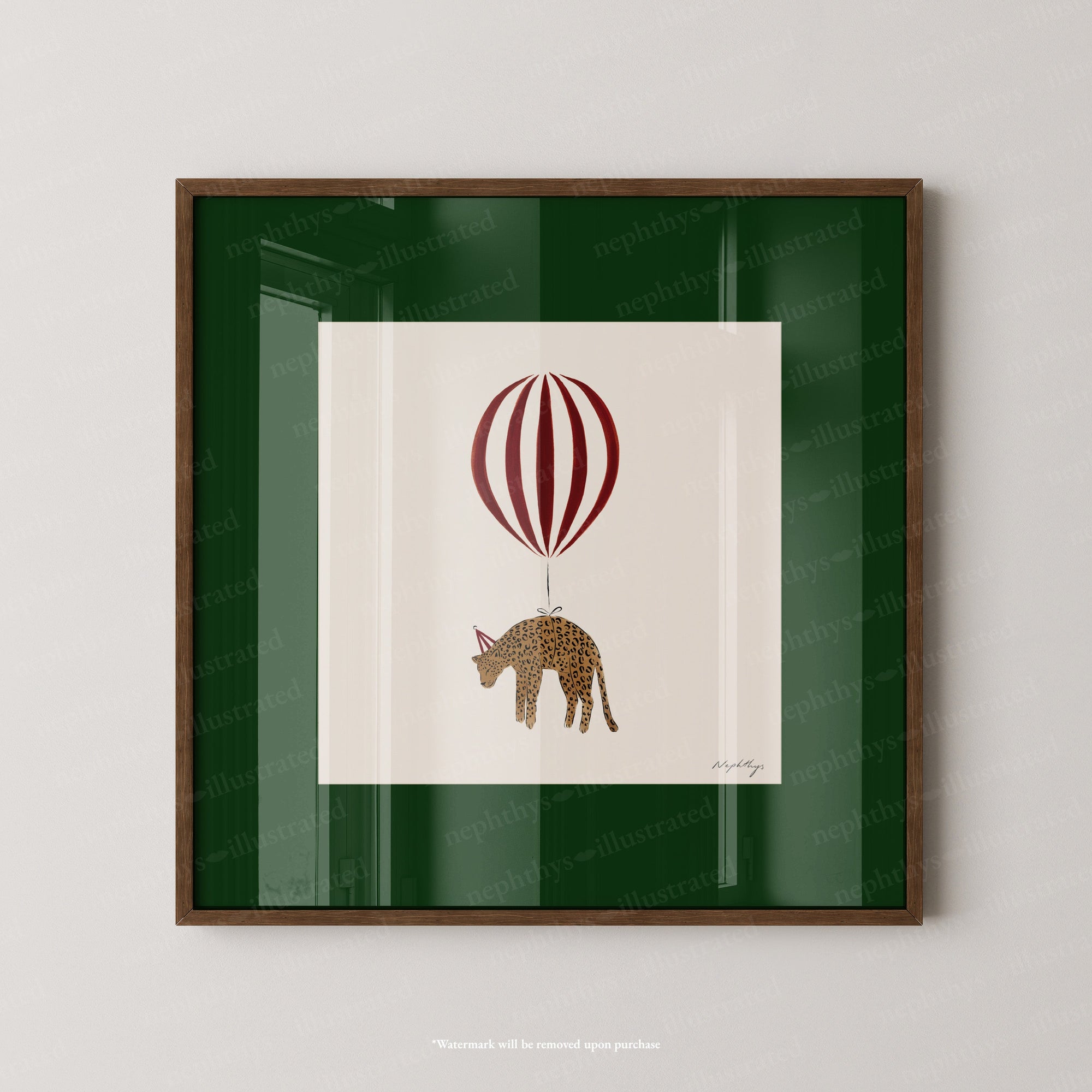 Leopard Balloon Personalised