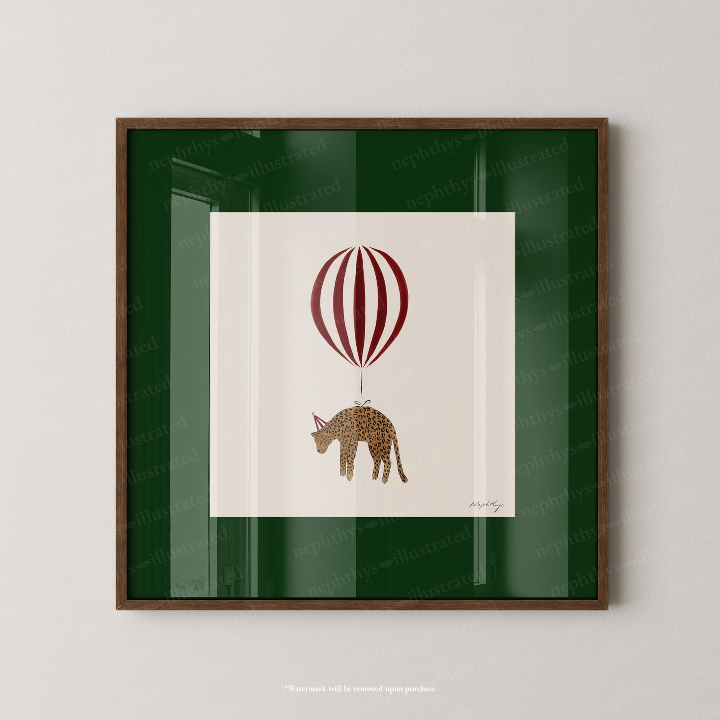 Leopard Balloon Personalised
