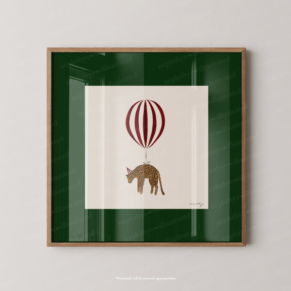 Leopard Balloon Personalised