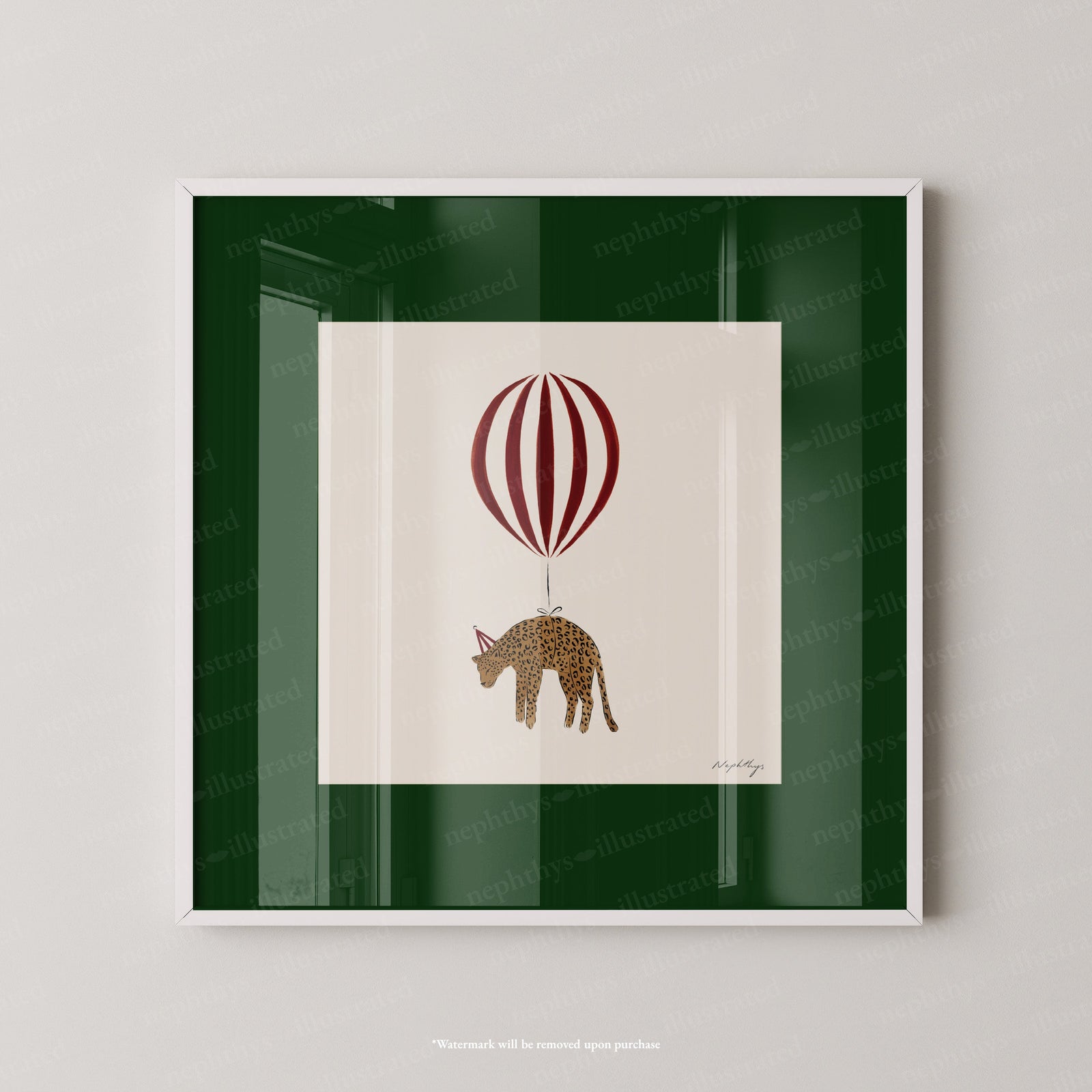 Leopard Balloon Personalised