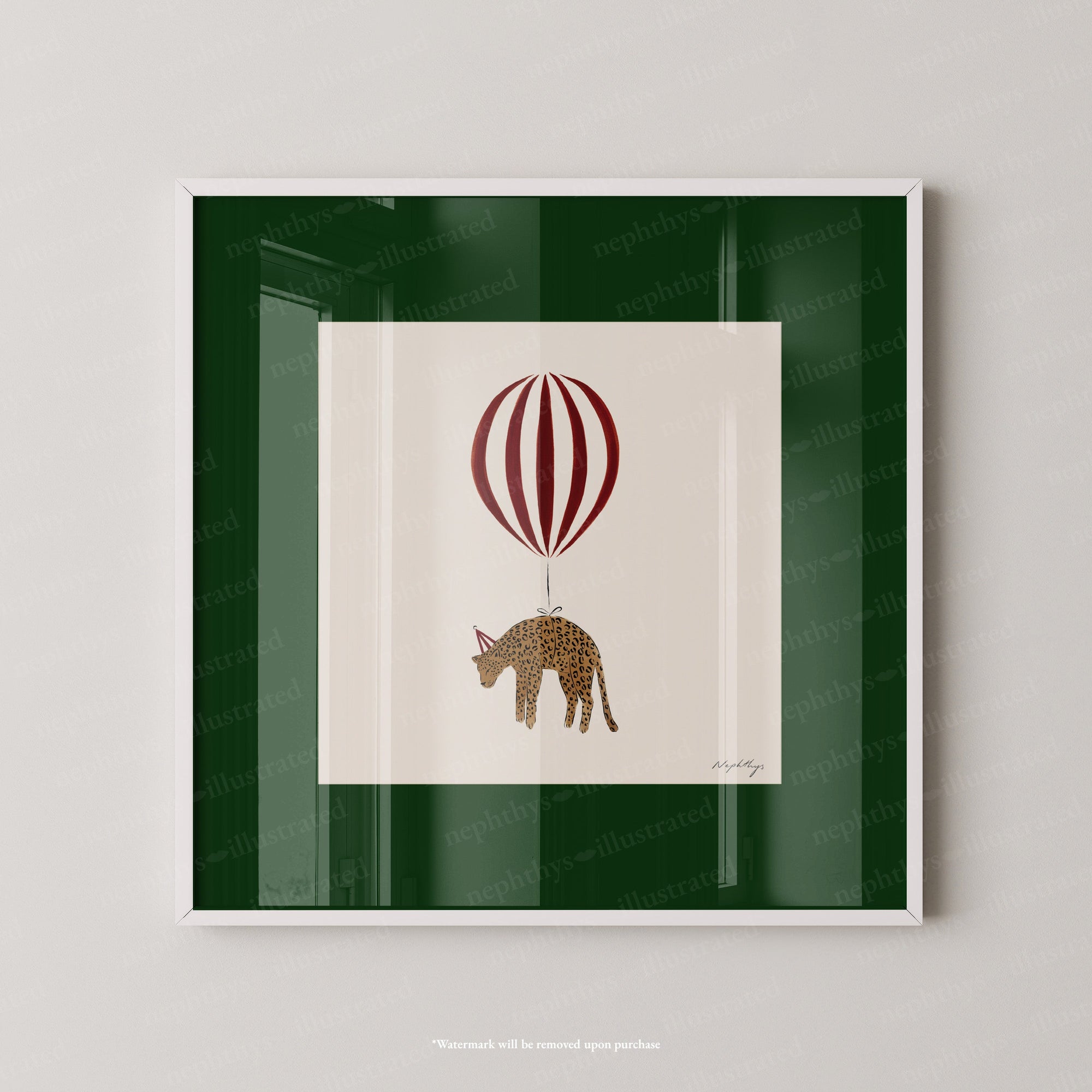 Leopard Balloon Personalised