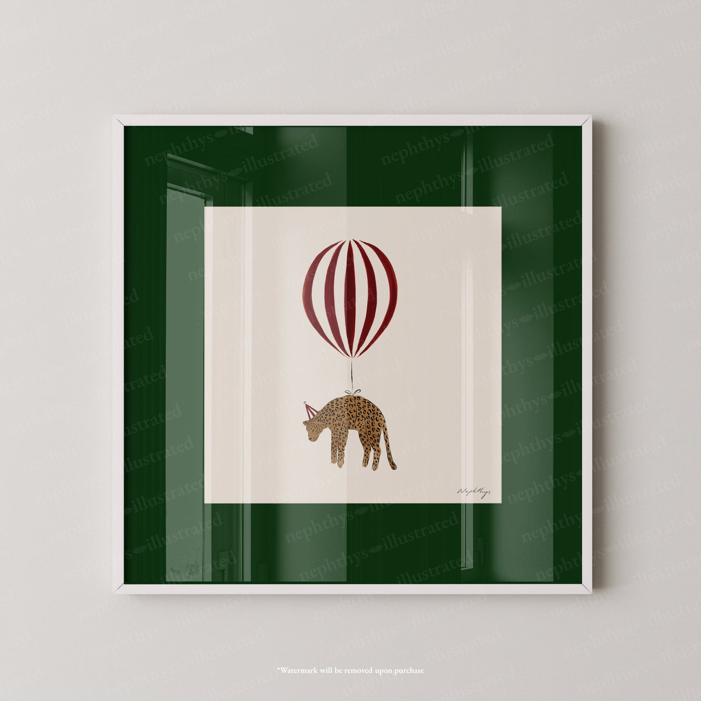 Leopard Balloon Personalised