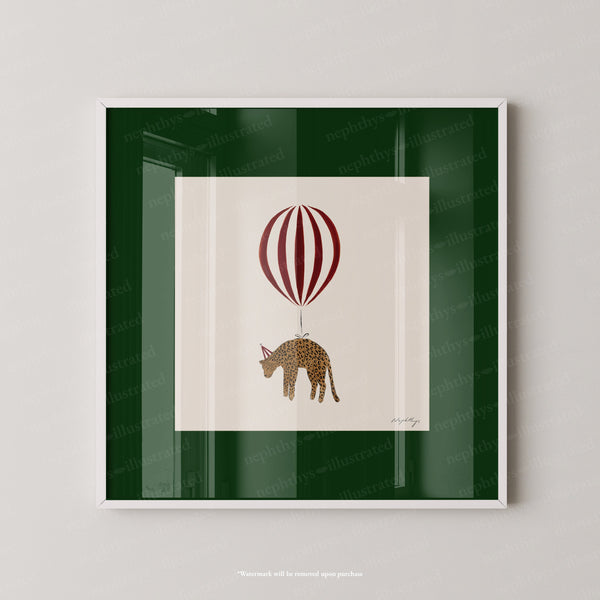 Leopard Balloon Personalised