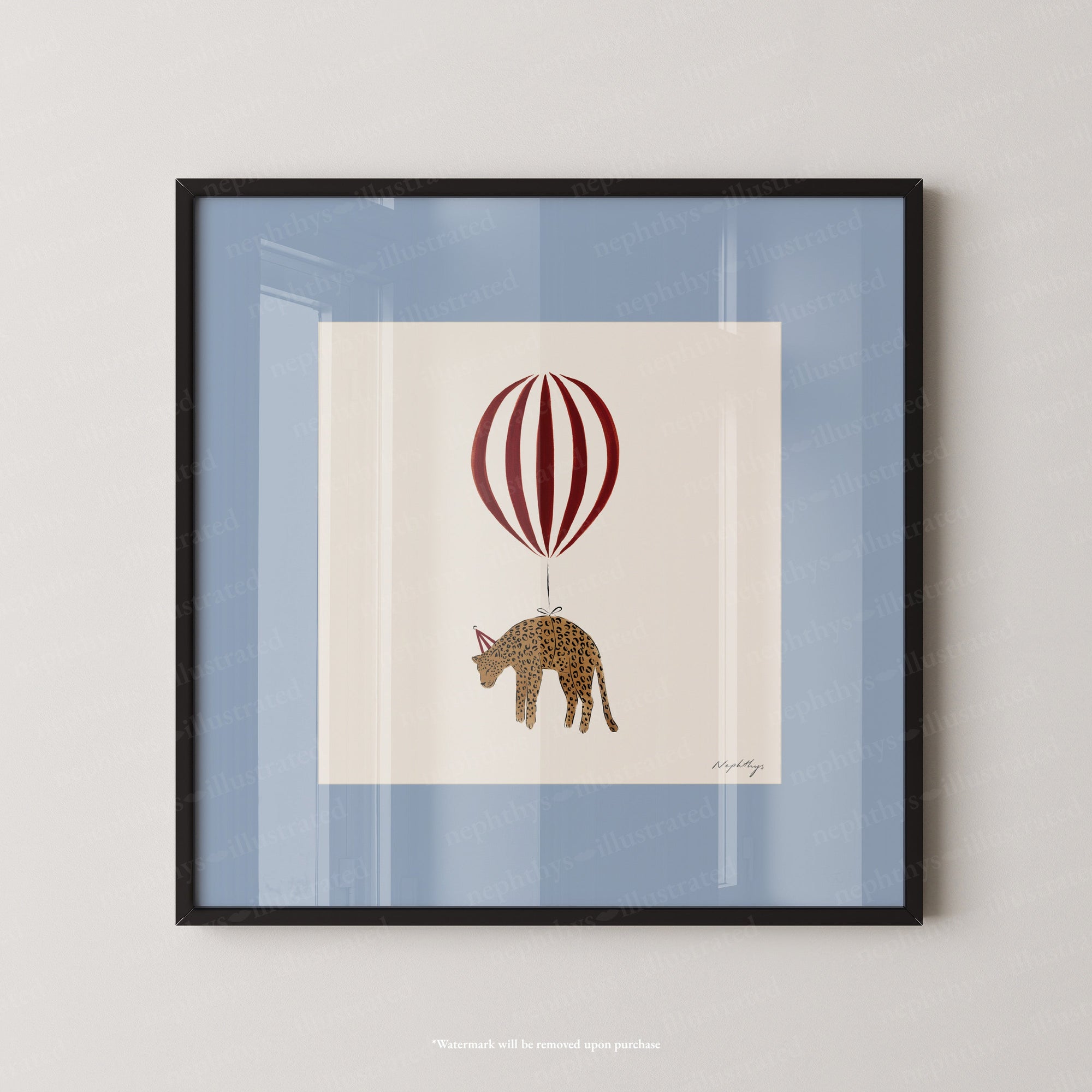 Leopard Balloon Personalised