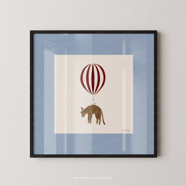 Leopard Balloon Personalised