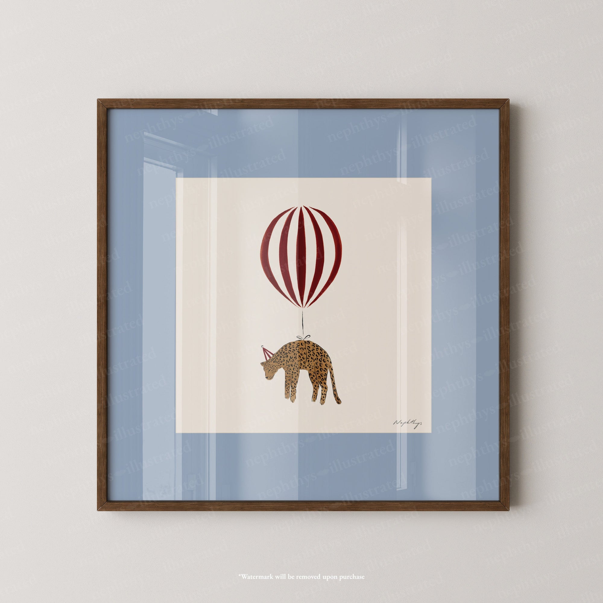 Leopard Balloon Personalised