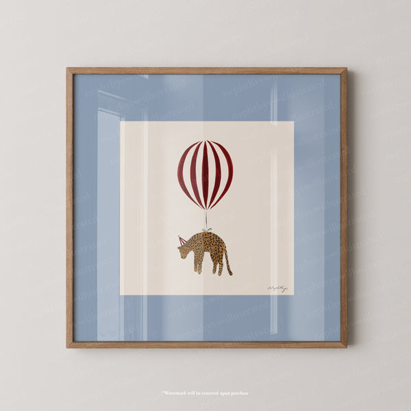 Leopard Balloon Personalised
