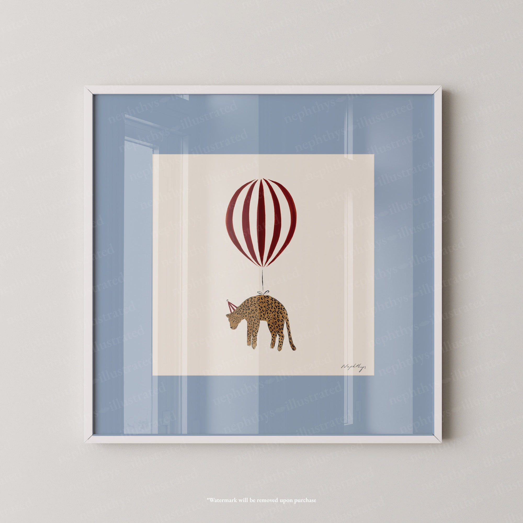 Leopard Balloon Personalised