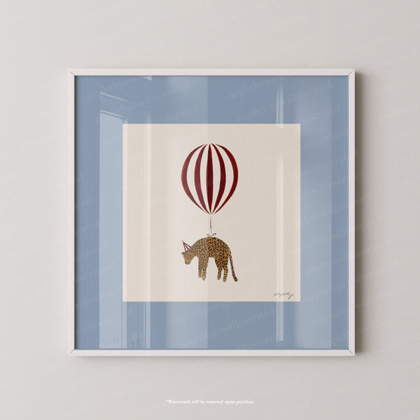 Leopard Balloon Personalised