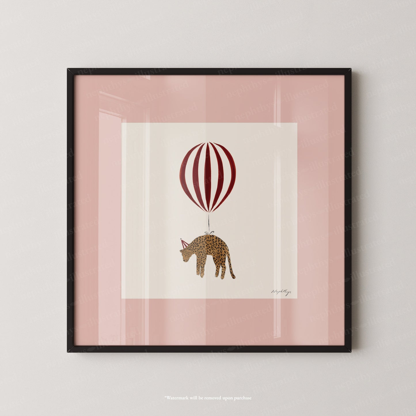 Leopard Balloon Personalised