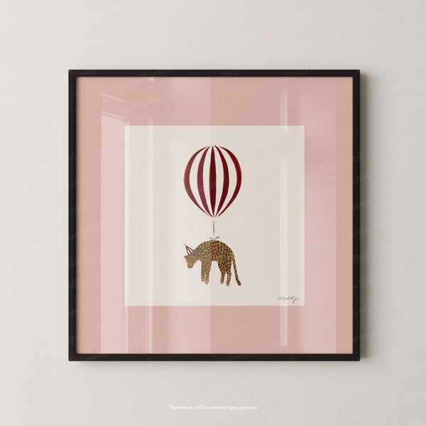 Leopard Balloon Personalised