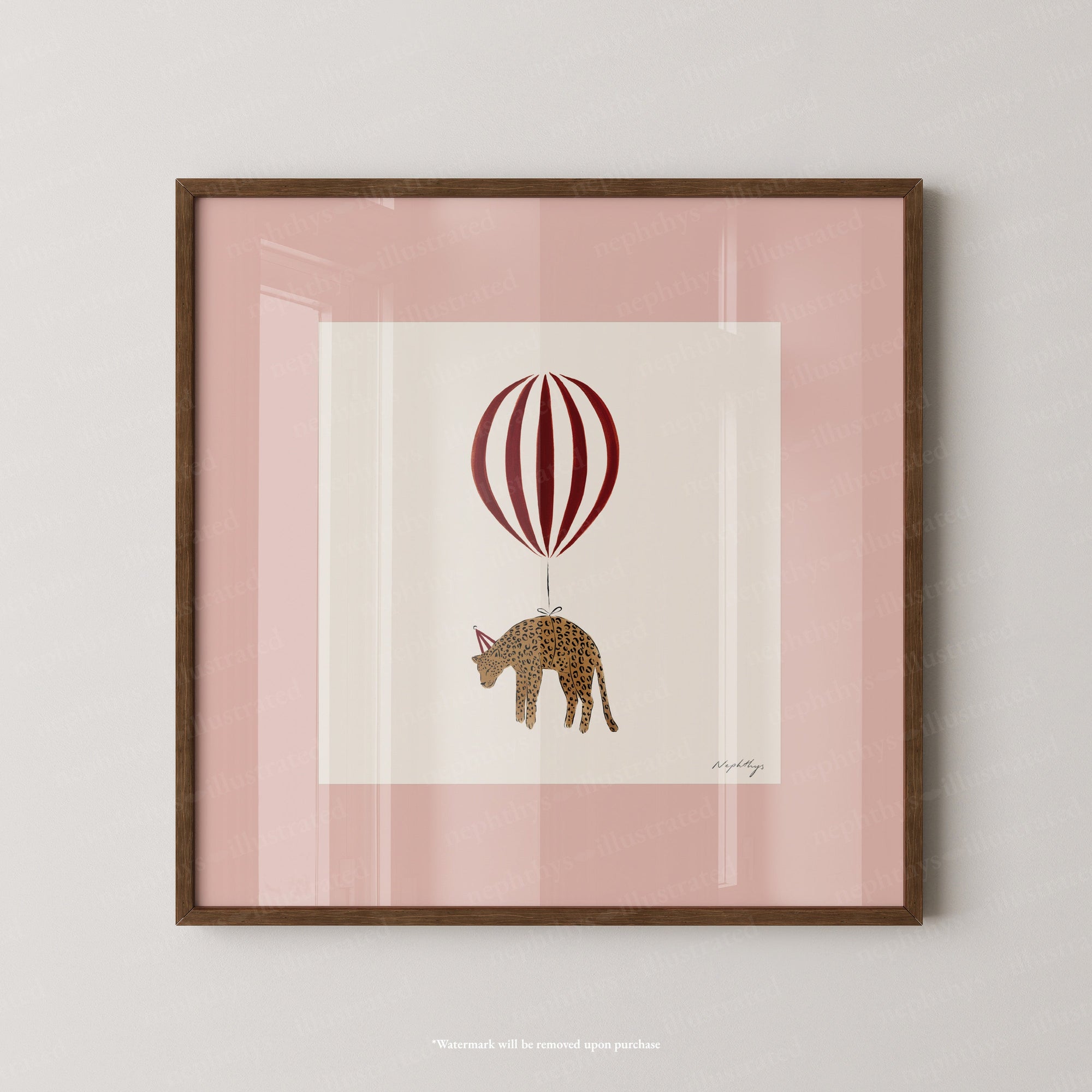 Leopard Balloon Personalised