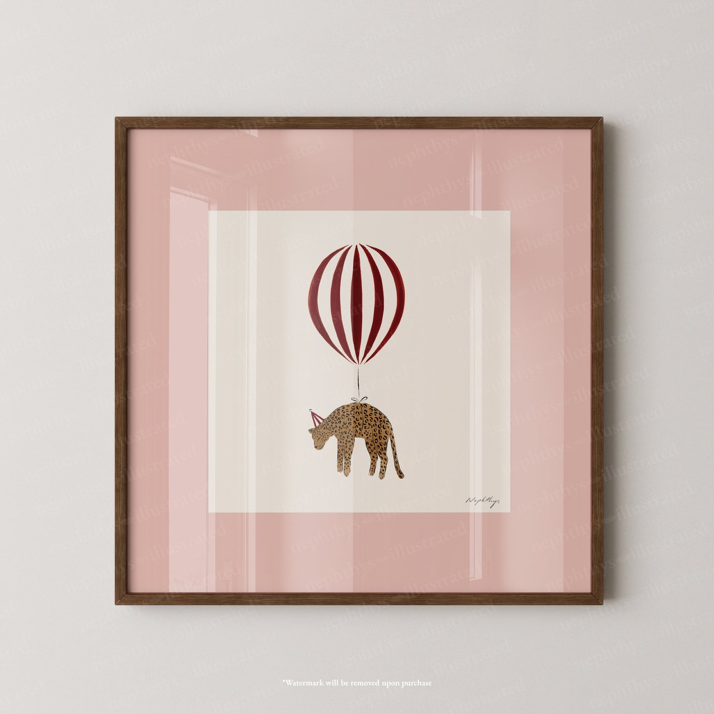 Leopard Balloon Personalised