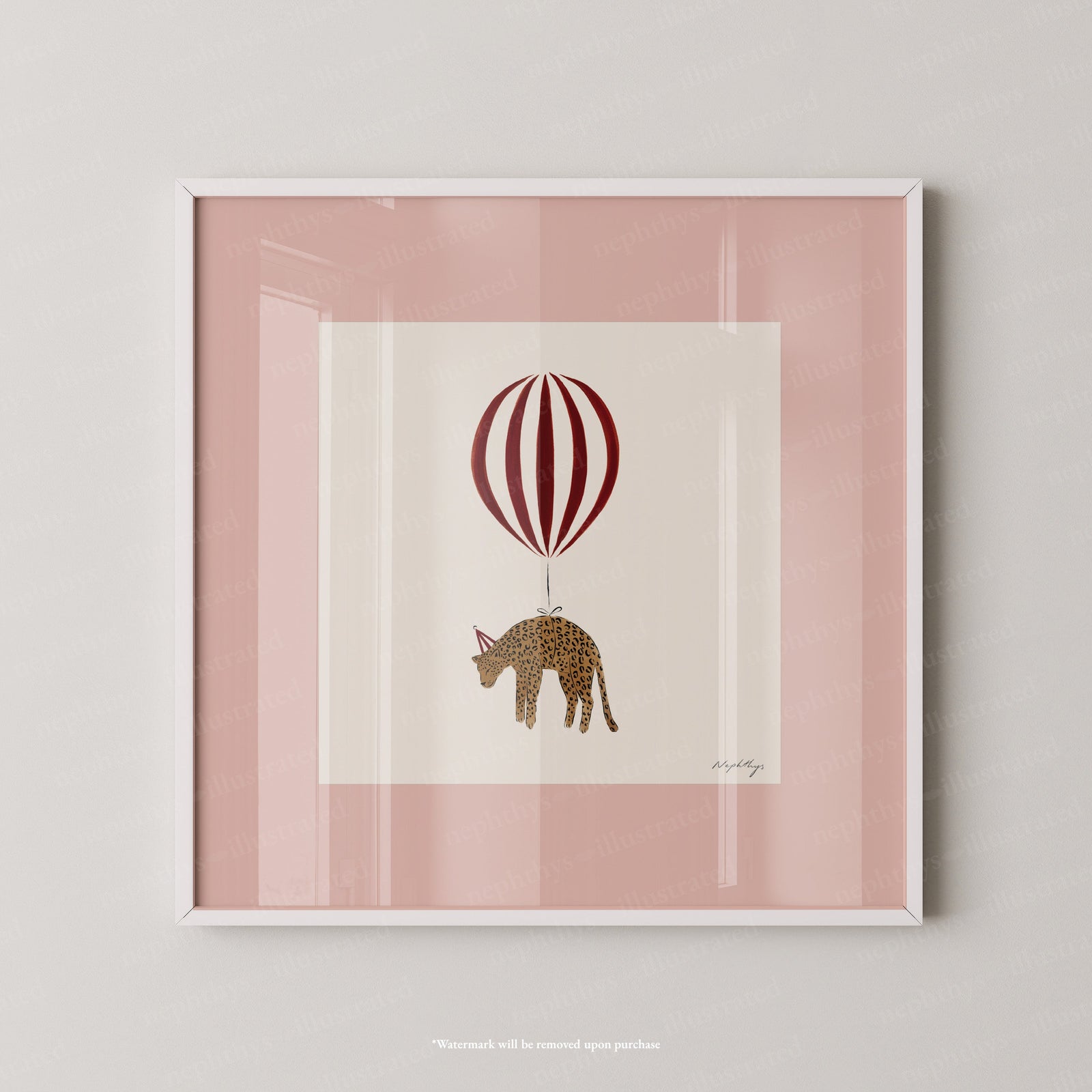 Leopard Balloon Personalised