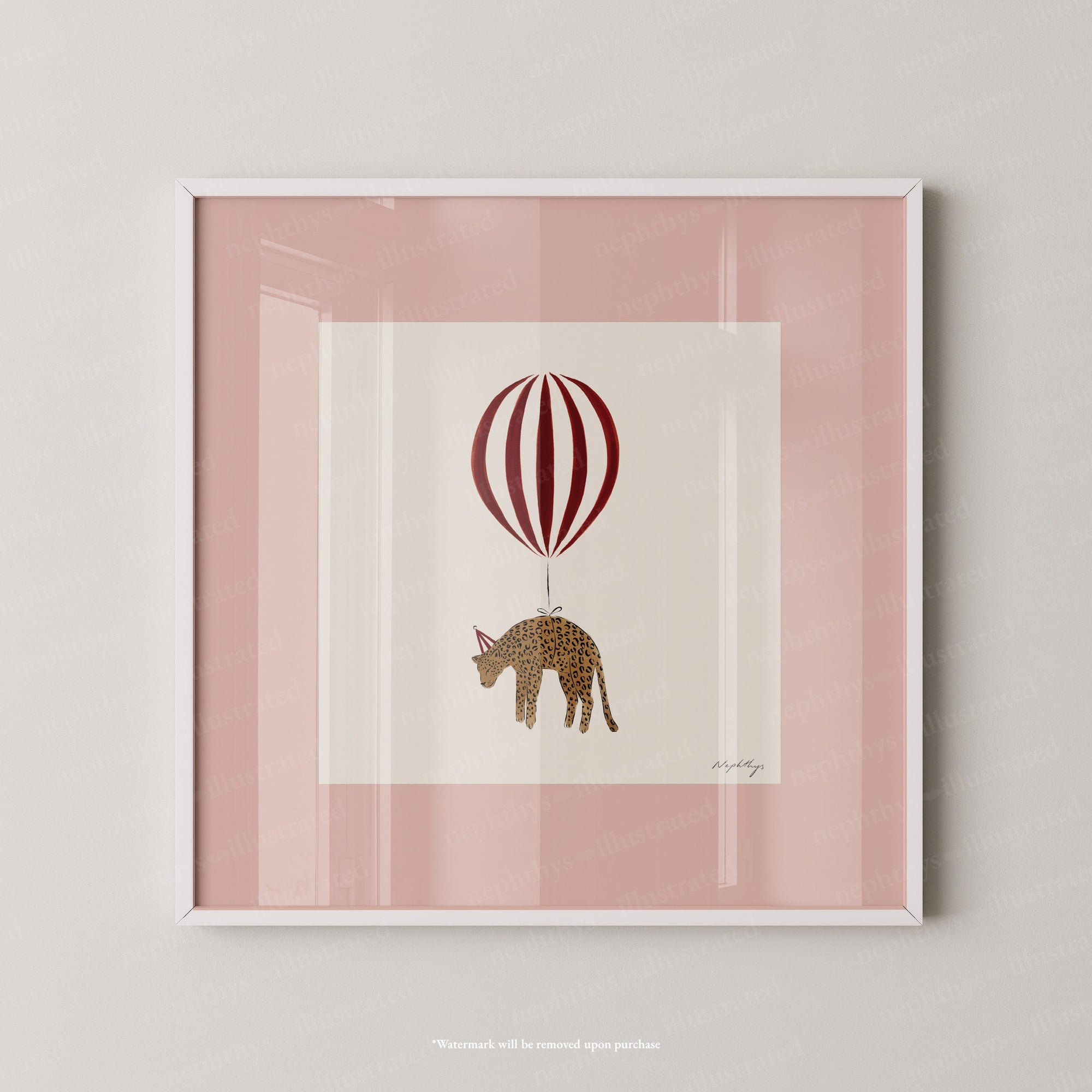 Leopard Balloon Personalised