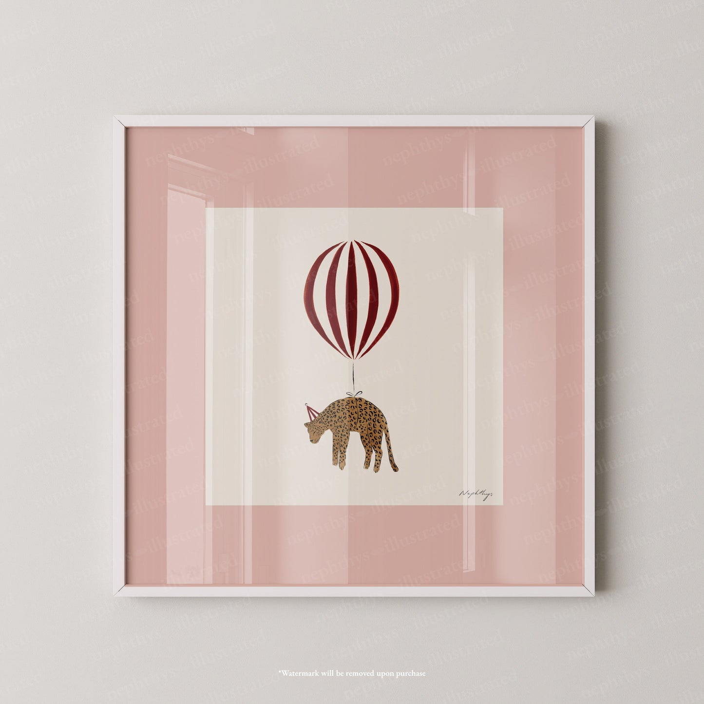 Leopard Balloon Personalised