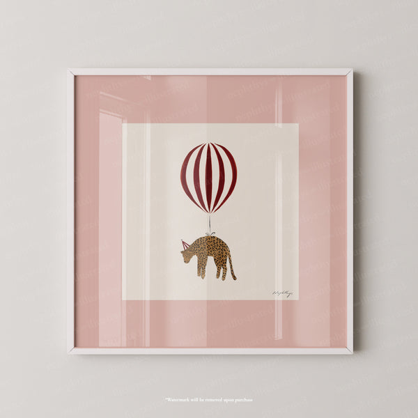Leopard Balloon Personalised