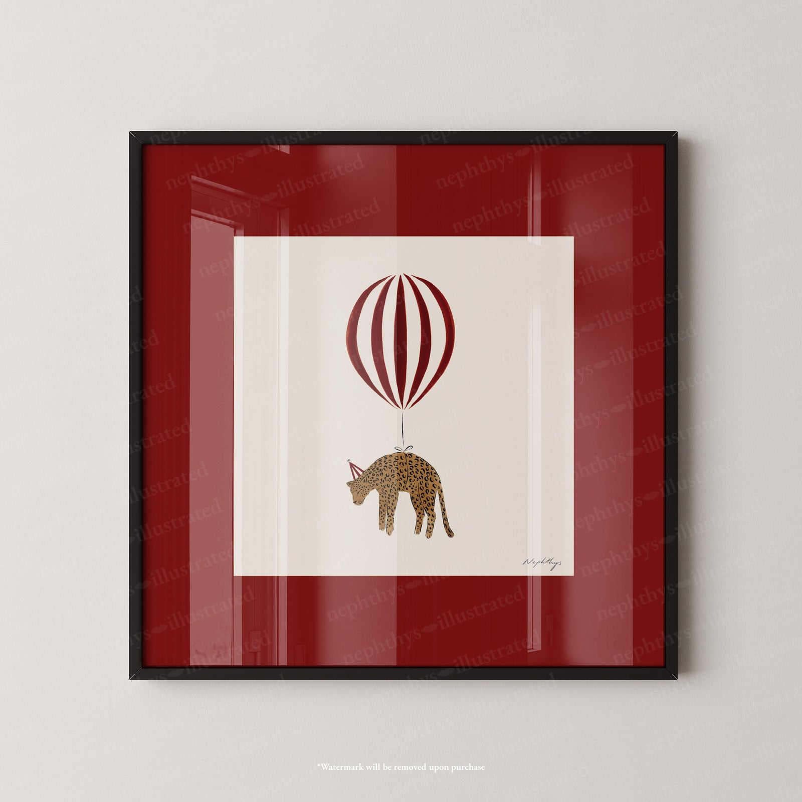 Leopard Balloon Personalised