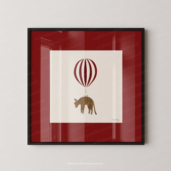 Leopard Balloon Personalised