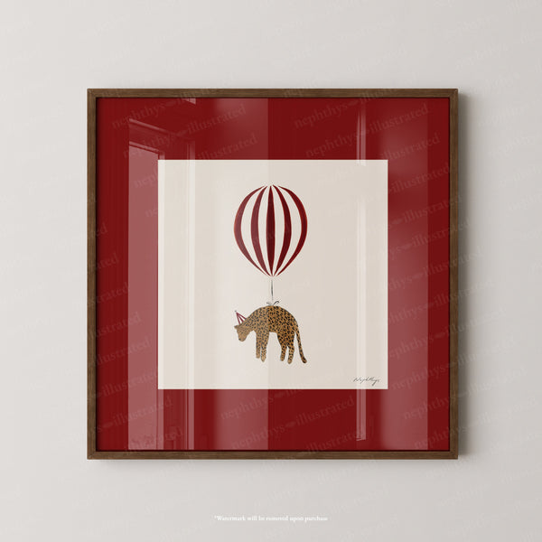 Leopard Balloon Personalised