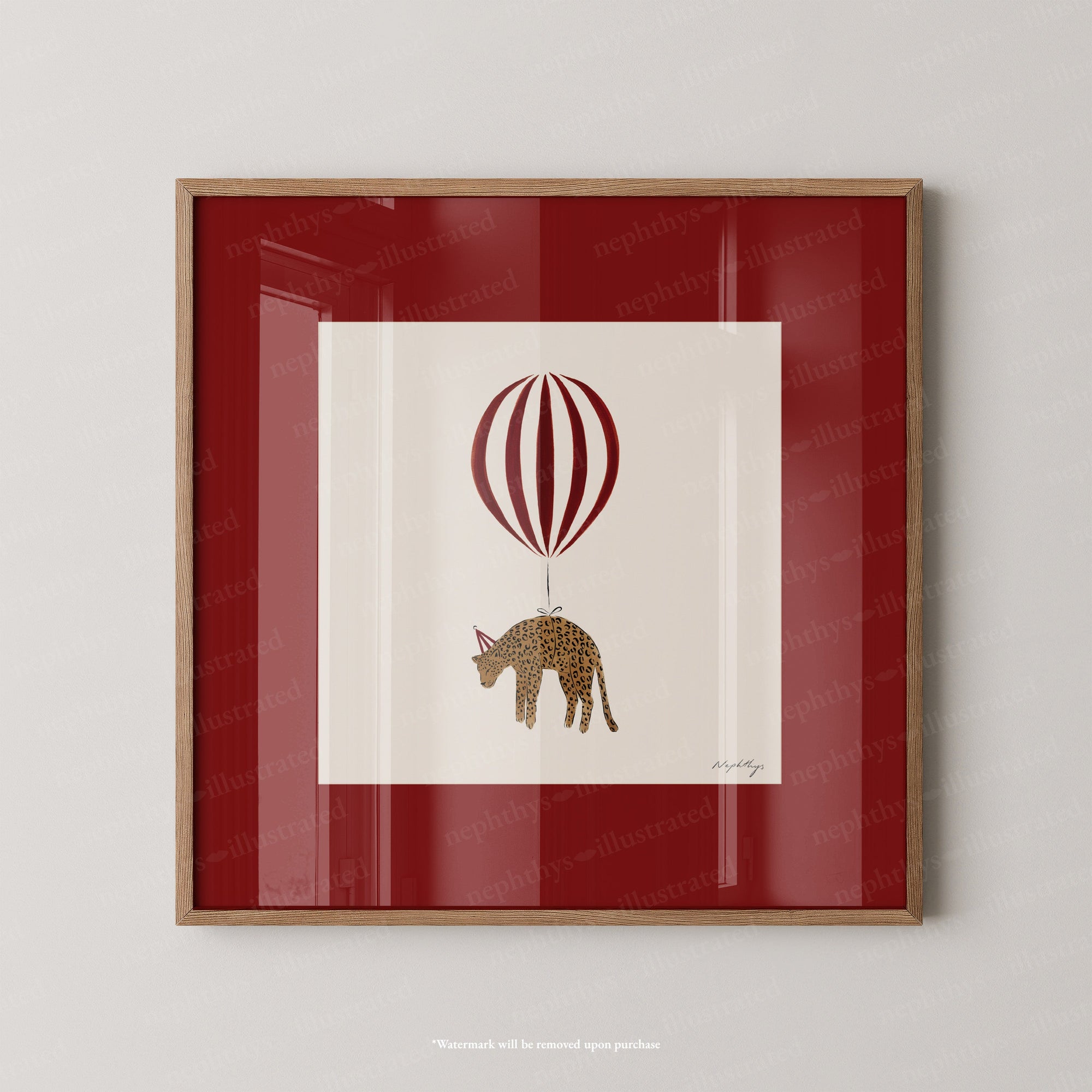 Leopard Balloon Personalised