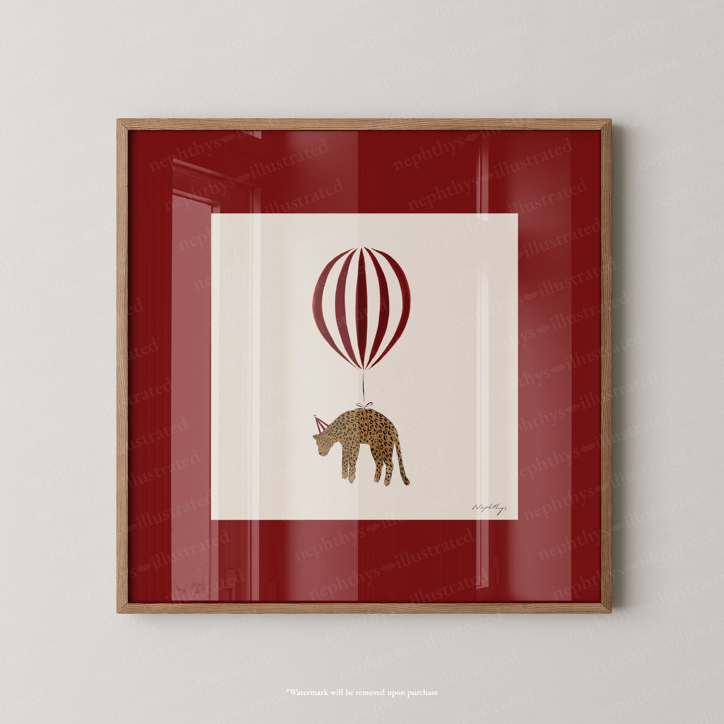 Leopard Balloon Personalised
