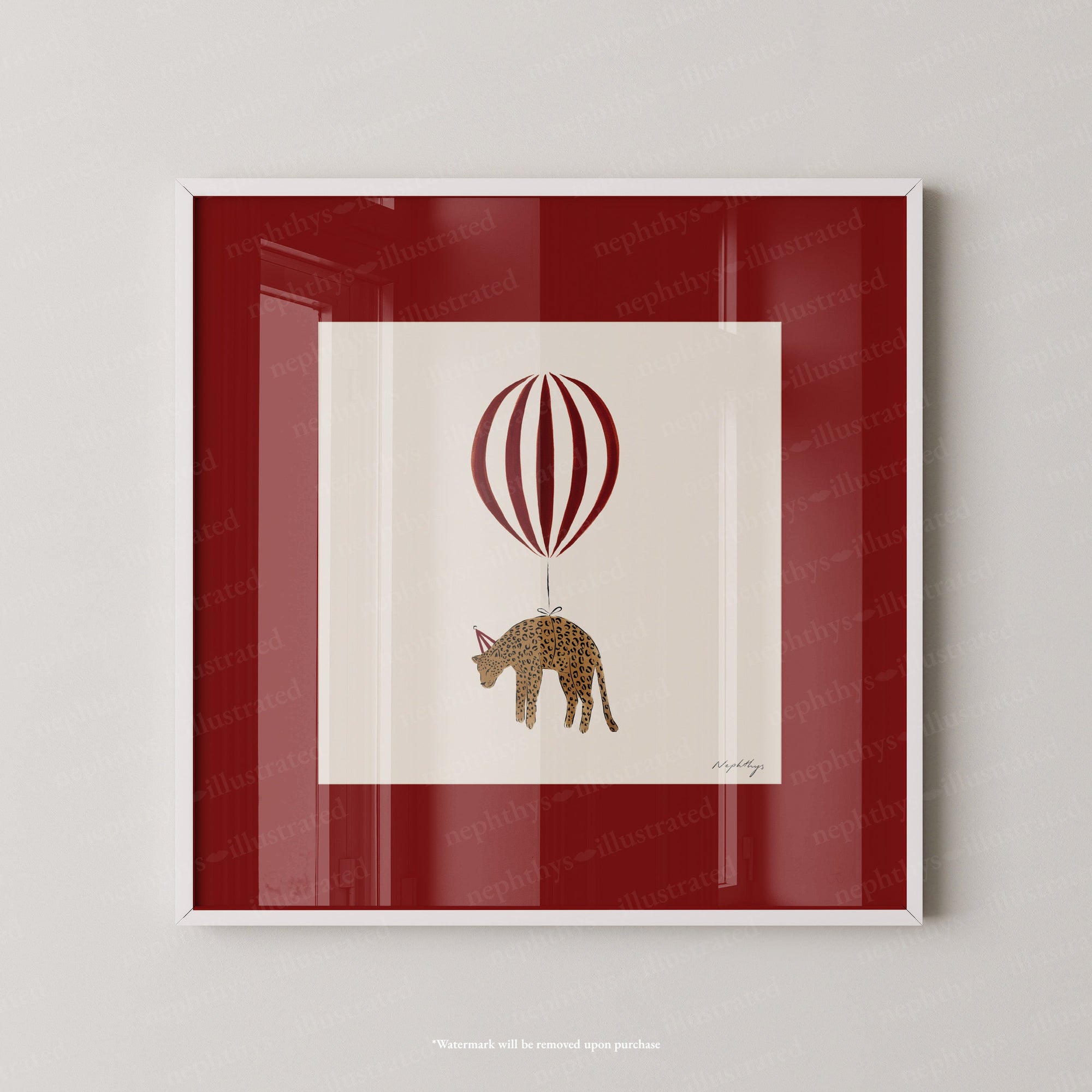 Leopard Balloon Personalised