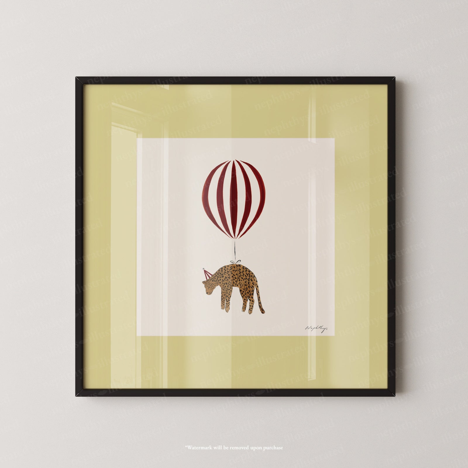 Leopard Balloon Personalised