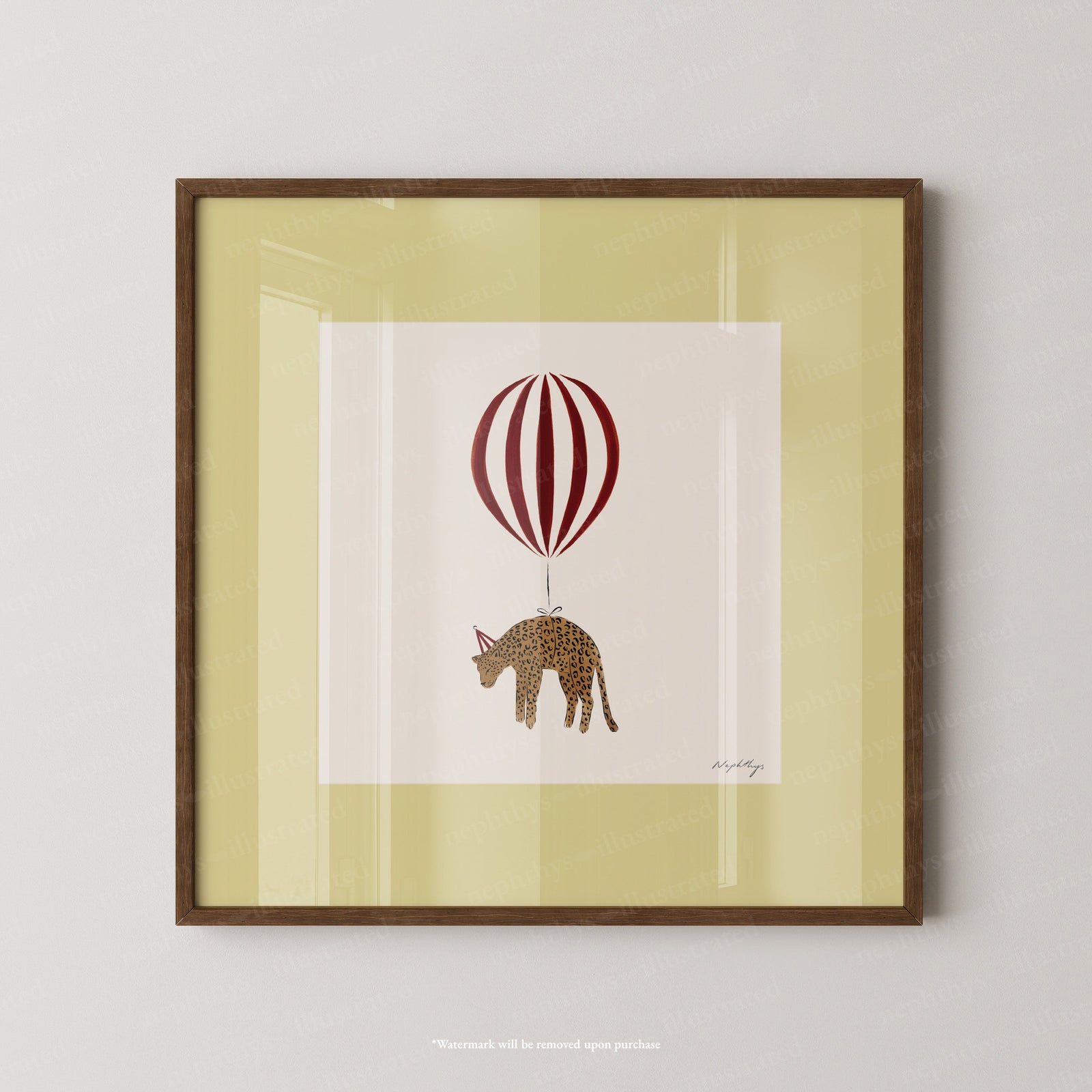 Leopard Balloon Personalised