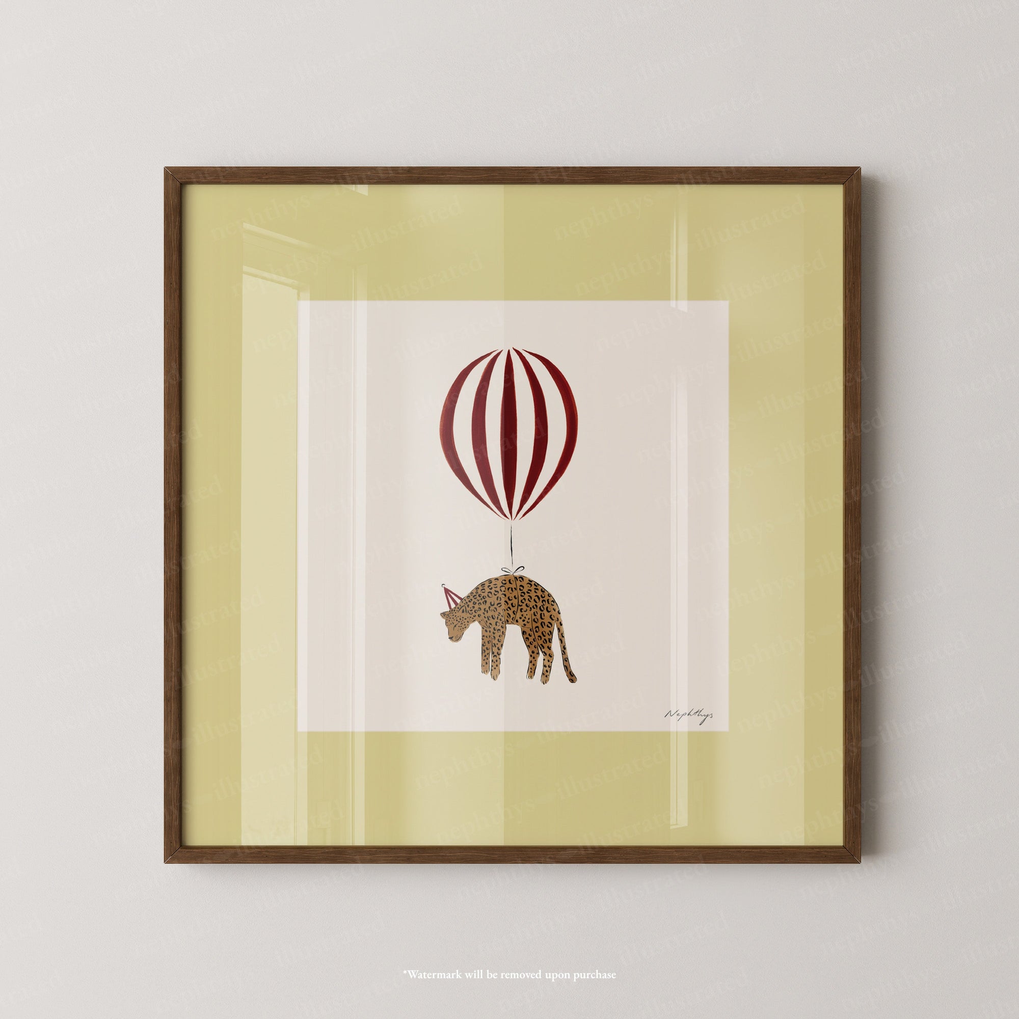 Leopard Balloon Personalised