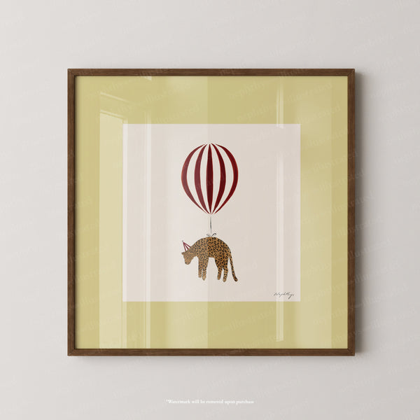 Leopard Balloon Personalised