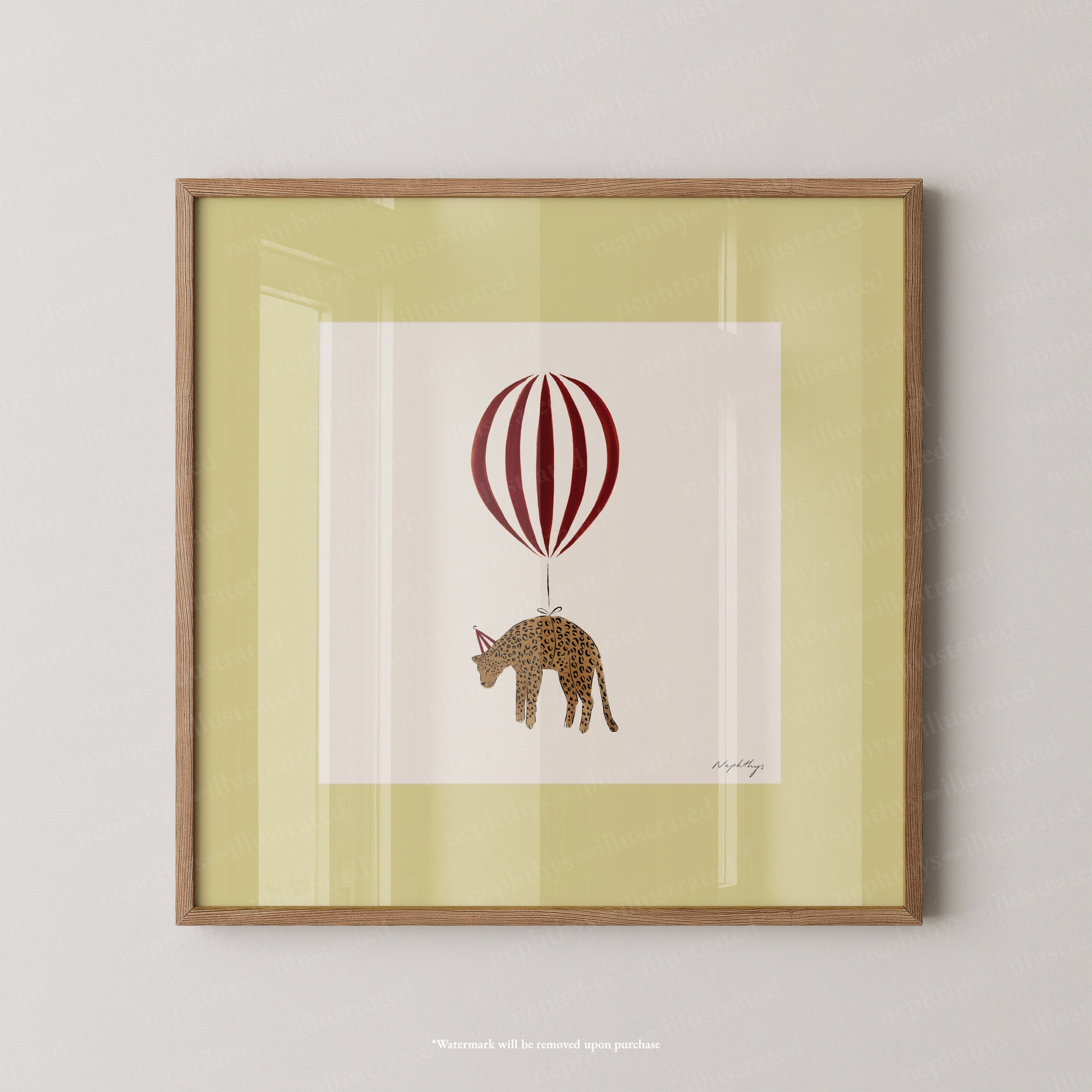 Leopard Balloon Personalised