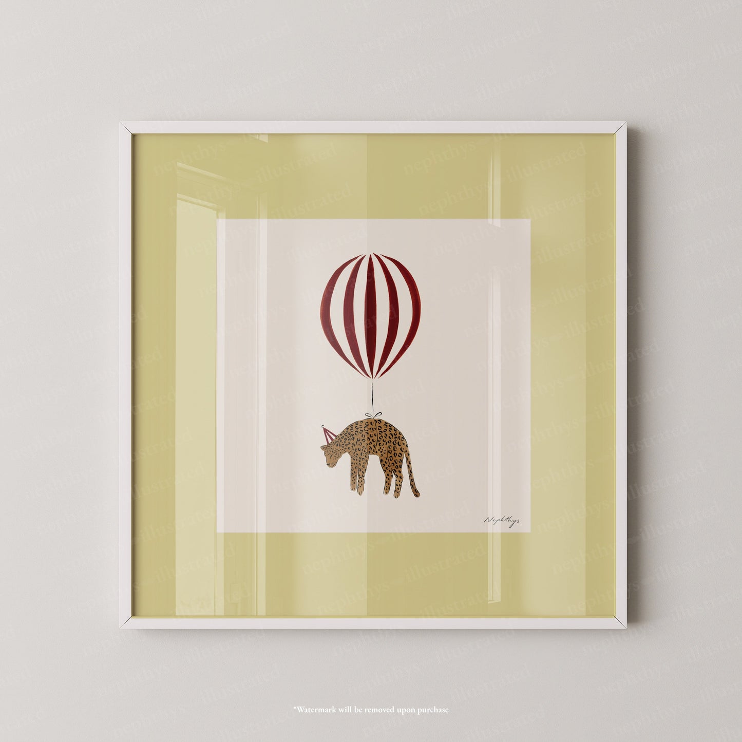 Leopard Balloon Personalised