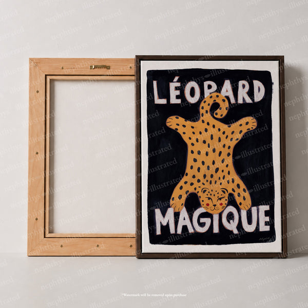 Leopard Magique Canvas