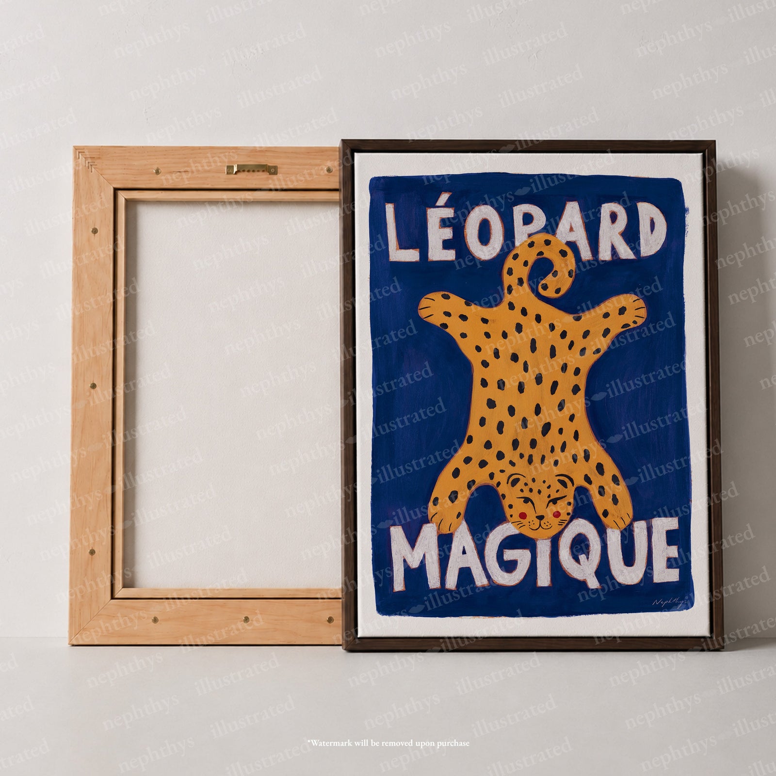 Leopard Magique Canvas