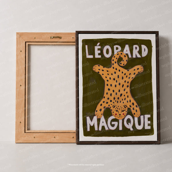 Leopard Magique Canvas