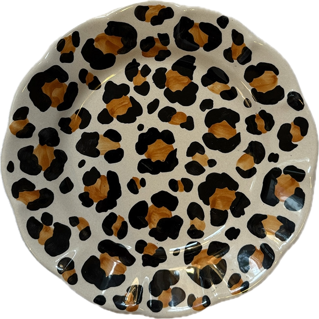 Leopard Plate 20cm
