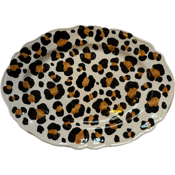 Leopardo Oval Platter 32cm