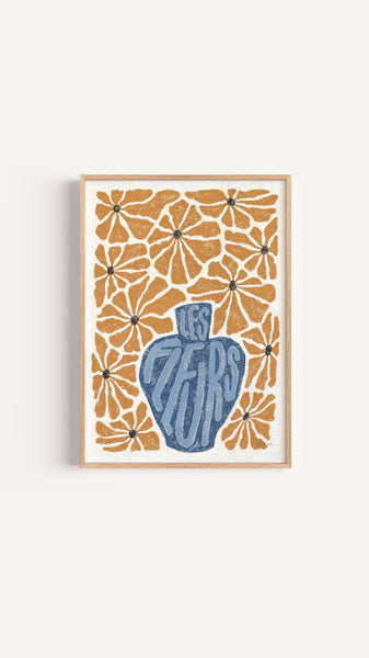 Les Fleurs ll - Botanical Art Print