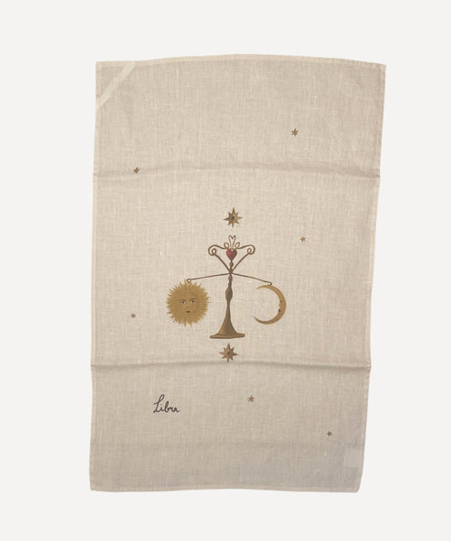 Linen Tea Towel "Libra"