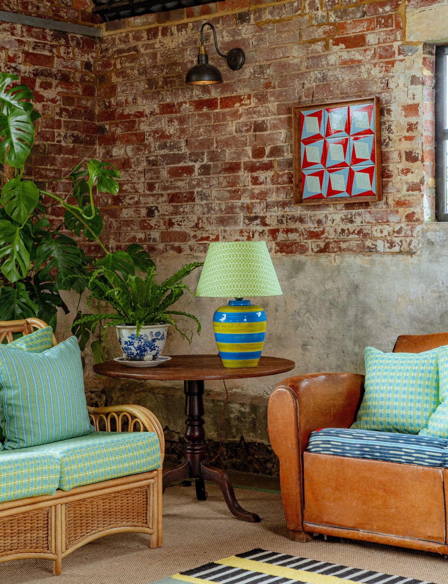 Natte Lampshade, Green