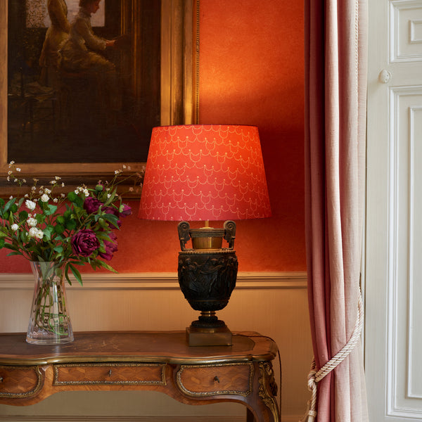 18” Empire Lampshade Pearl Chain – SANGUE