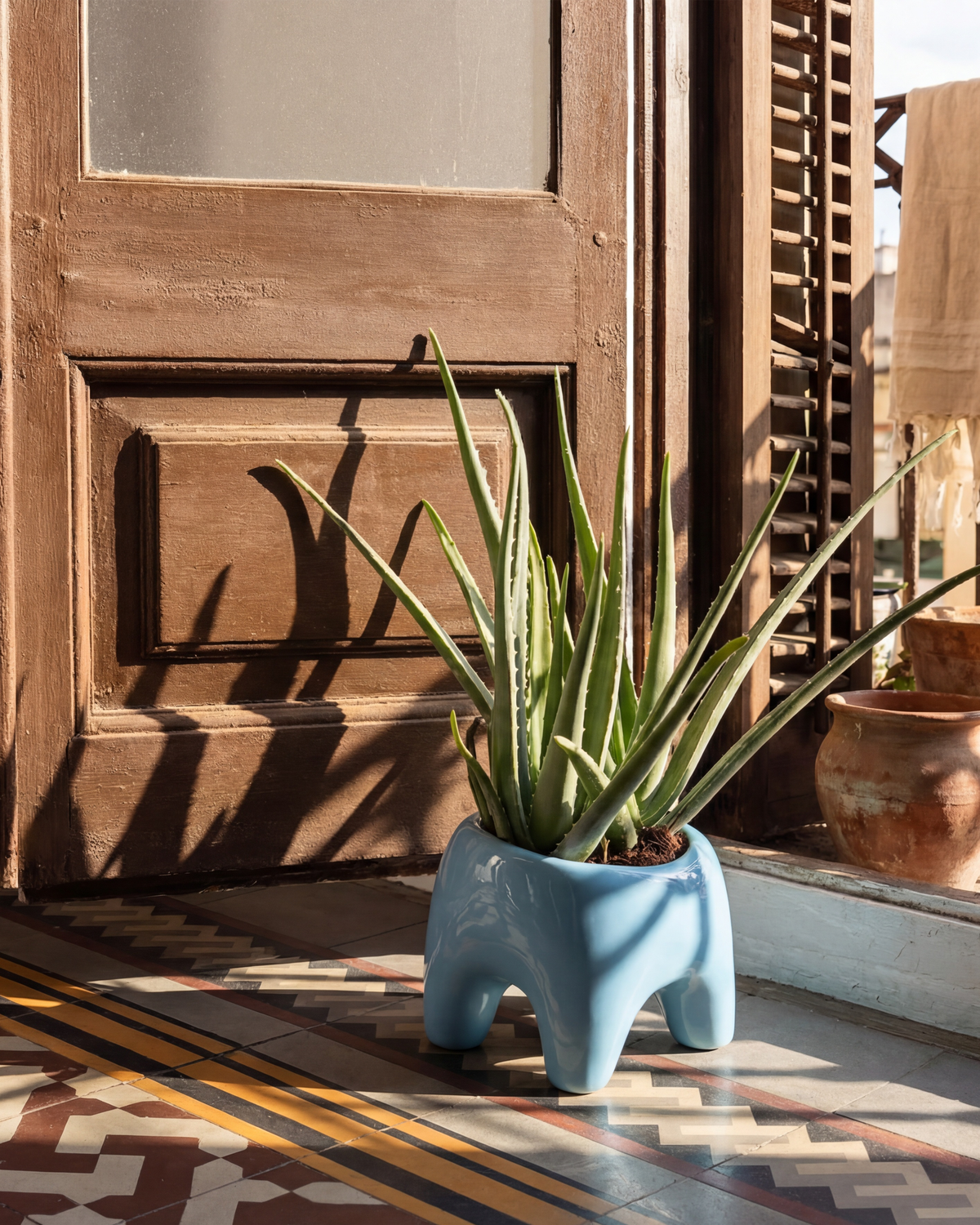 BUDDY Planter in Sky Blue
