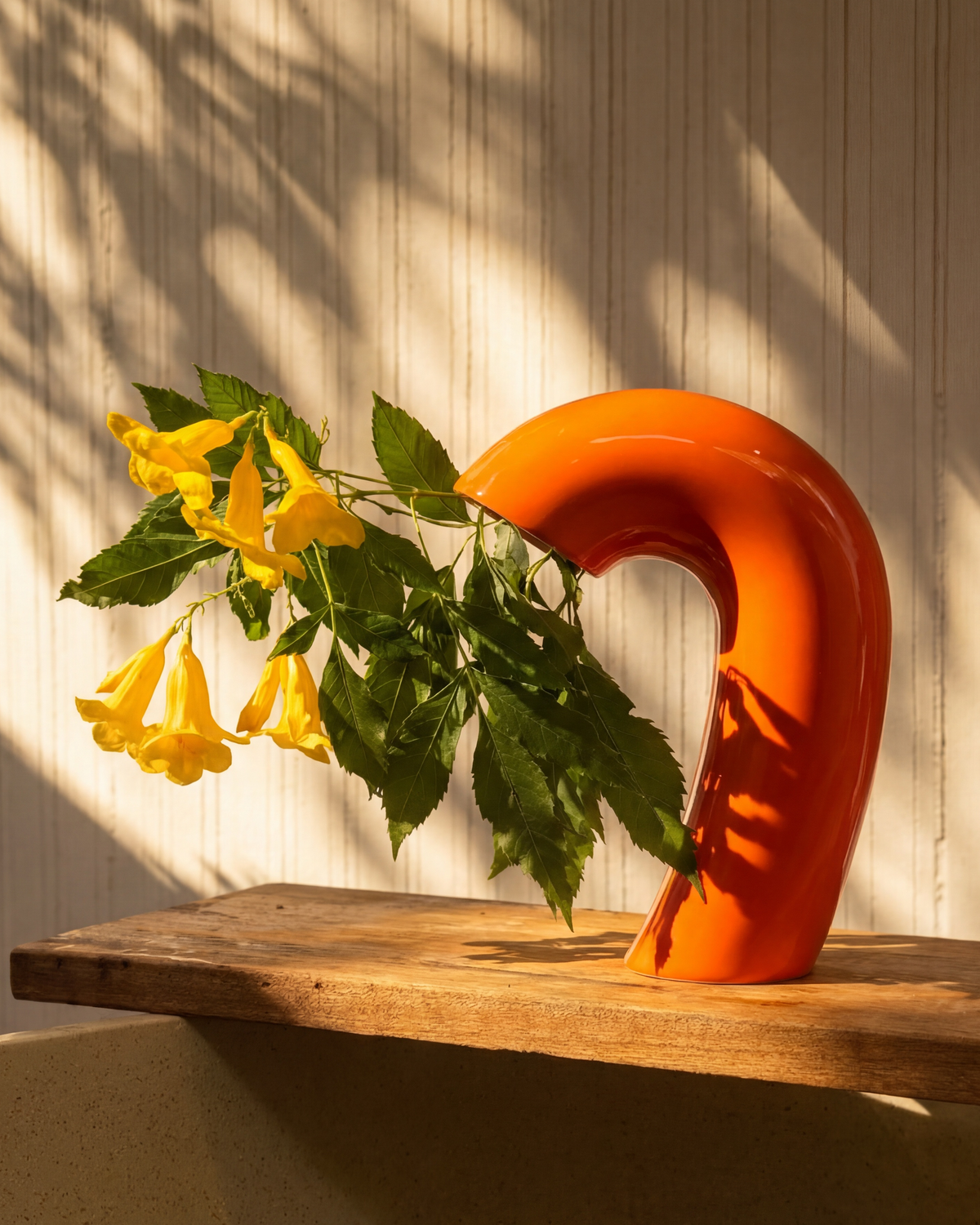 VITA Vase in Micha Orange